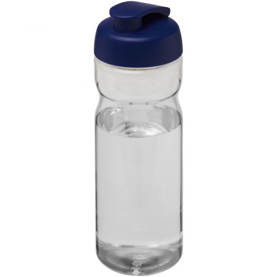 Bouteille publicitaire de sport H2O Active® Base Tritan™ de 650 ml à couvercle à clapet