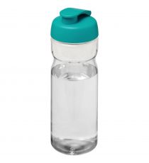 Bouteille publicitaire de sport H2O Active® Base Tritan™ de 650 ml à couvercle à clapet