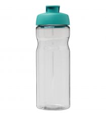 Bouteille publicitaire de sport H2O Active® Base Tritan™ de 650 ml à couvercle à clapet