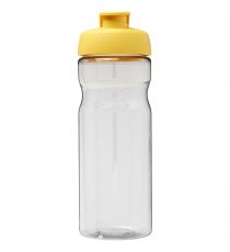 Bouteille publicitaire de sport H2O Active® Base Tritan™ de 650 ml à couvercle à clapet