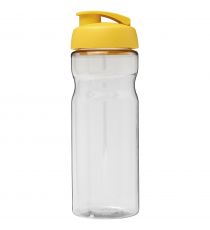 Bouteille publicitaire de sport H2O Active® Base Tritan™ de 650 ml à couvercle à clapet