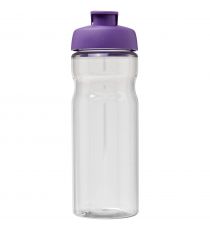 Bouteille publicitaire de sport H2O Active® Base Tritan™ de 650 ml à couvercle à clapet