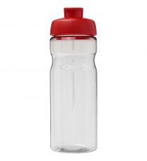 Bouteille publicitaire de sport H2O Active® Base Tritan™ de 650 ml à couvercle à clapet