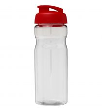 Bouteille publicitaire de sport H2O Active® Base Tritan™ de 650 ml à couvercle à clapet