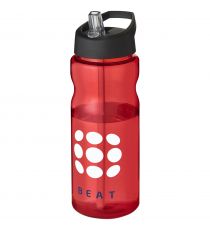 Gourde publicitaire de sport H2O Active® Base Tritan™ de 650 ml avec couvercle à bec verseur