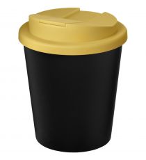 Gobelet publicitaire recyclé Americano® Espresso Eco de 250 ml avec couvercle anti-déversement