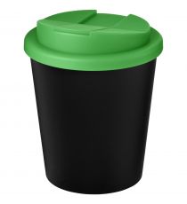 Gobelet publicitaire recyclé Americano® Espresso Eco de 250 ml avec couvercle anti-déversement