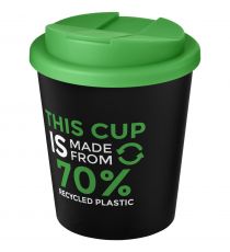 Gobelet publicitaire recyclé Americano® Espresso Eco de 250 ml avec couvercle anti-déversement