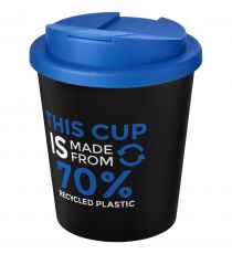 Gobelet publicitaire recyclé Americano® Espresso Eco de 250 ml avec couvercle anti-déversement