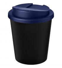 Gobelet publicitaire recyclé Americano® Espresso Eco de 250 ml avec couvercle anti-déversement