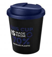 Gobelet publicitaire recyclé Americano® Espresso Eco de 250 ml avec couvercle anti-déversement