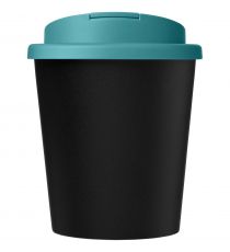 Gobelet publicitaire recyclé Americano® Espresso Eco de 250 ml avec couvercle anti-déversement