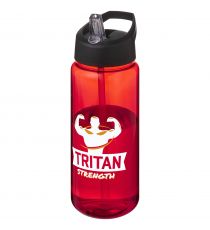 Bouteille publicitaire de sport H2O Active® Octave Tritan™ de 600 ml avec couvercle à bec verseur