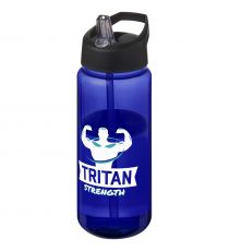 Bouteille publicitaire de sport H2O Active® Octave Tritan™ de 600 ml avec couvercle à bec verseur