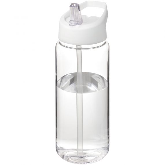 Bouteille publicitaire de sport H2O Active® Octave Tritan™ de 600 ml avec couvercle à bec verseur