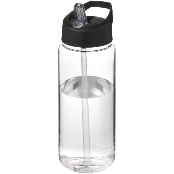 Bouteille publicitaire de sport H2O Active® Octave Tritan™ de 600 ml avec couvercle à bec verseur