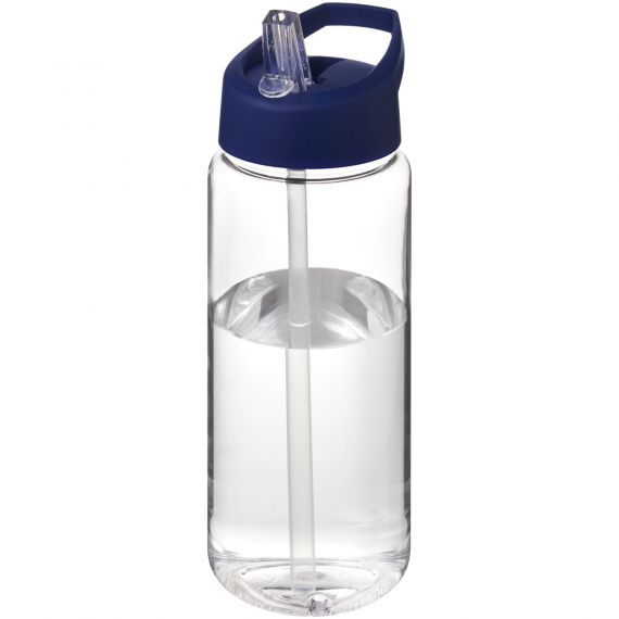 Bouteille publicitaire de sport H2O Active® Octave Tritan™ de 600 ml avec couvercle à bec verseur