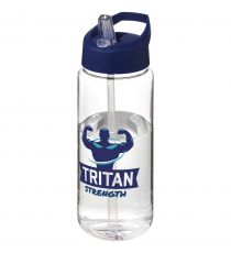 Bouteille publicitaire de sport H2O Active® Octave Tritan™ de 600 ml avec couvercle à bec verseur