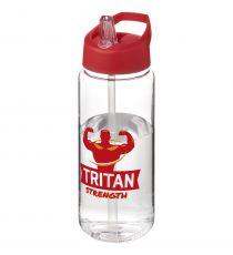 Bouteille publicitaire de sport H2O Active® Octave Tritan™ de 600 ml avec couvercle à bec verseur