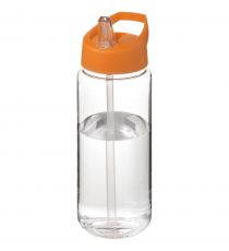 Bouteille publicitaire de sport H2O Active® Octave Tritan™ de 600 ml avec couvercle à bec verseur