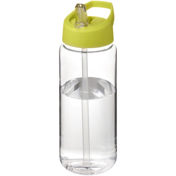 Bouteille publicitaire de sport H2O Active® Octave Tritan™ de 600 ml avec couvercle à bec verseur