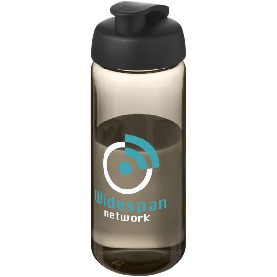 Bouteille publicitaire de sport H2O Active® Octave Tritan™ de 600 ml avec couvercle à clapet