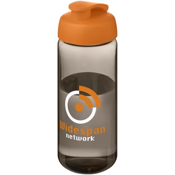 Bouteille publicitaire de sport H2O Active® Octave Tritan™ de 600 ml avec couvercle à clapet