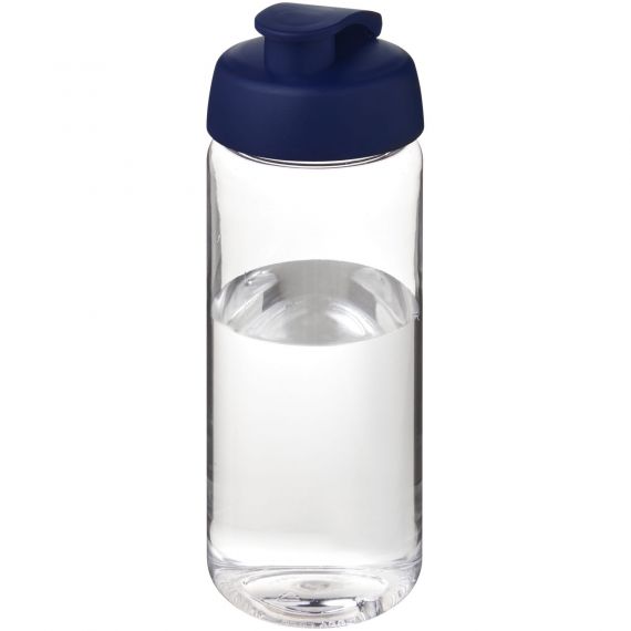 Bouteille publicitaire de sport H2O Active® Octave Tritan™ de 600 ml avec couvercle à clapet