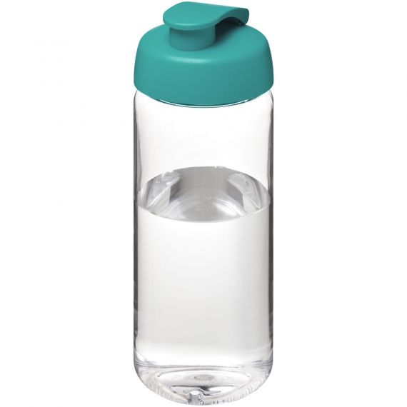 Bouteille publicitaire de sport H2O Active® Octave Tritan™ de 600 ml avec couvercle à clapet