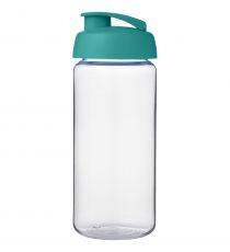 Bouteille publicitaire de sport H2O Active® Octave Tritan™ de 600 ml avec couvercle à clapet