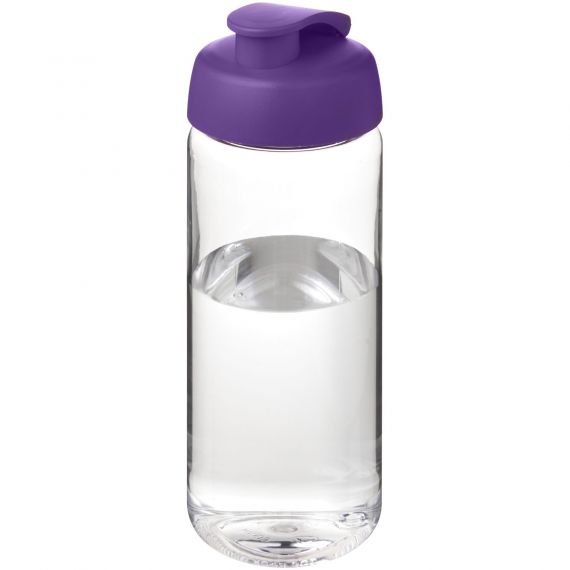 Bouteille publicitaire de sport H2O Active® Octave Tritan™ de 600 ml avec couvercle à clapet