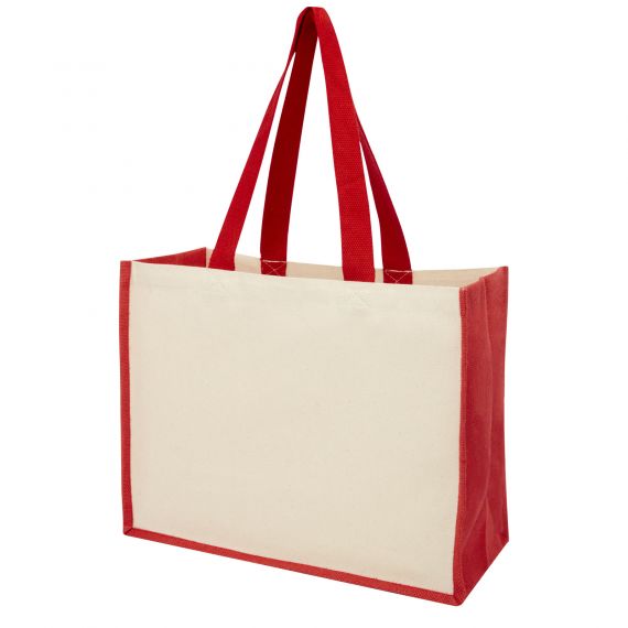 Sac publicitaire Varai 340 g/m² en toile et jute