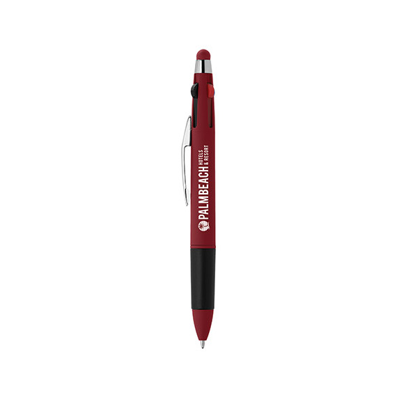 Stylo bille stylet 4 couleurs publicitaire express Goldstar Quattro Softy