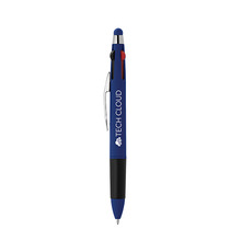 Stylo bille stylet 4 couleurs publicitaire express Goldstar Quattro Softy