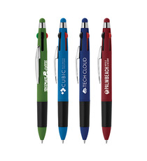 Stylo bille stylet 4 couleurs publicitaire express Goldstar Quattro Softy