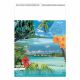 Calendrier publicitaire 13 feuillets Polynésie Française petit format