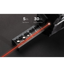 Mètre ruban publicitaire 5M Gear X avec laser 30M