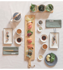 Set publicitaire de préparation à sushis 8pcs Ukiyo