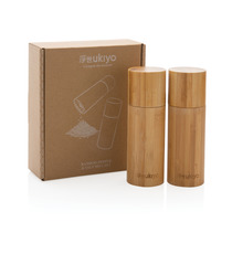 Set publicitaire poivre et sel en bambou Ukiyo