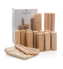 Jeu publicitaire de Kubb en bois