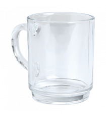 Mug en verre trempé 26 cl personnalisé fabriqué en France