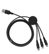 Câble publicitaire USB-A vers 3-en-1 Charge Ultra-Rapide 3A 20W