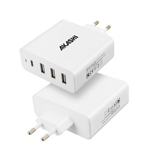 Chargeur publicitaire Secteur Intelligent 6A 3 USB et TYPE-C 60W