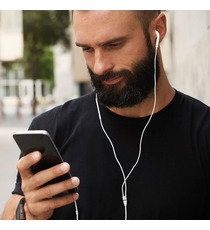 Écouteurs publicitaires Intra-auriculaire Filaires avec Micro