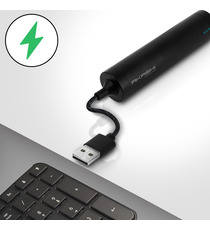 Câble publicitaire 3 en 1 avec Batterie Intégrée, Connectique Lightning Apple, USB-C, Micro-USB, 2600 mAh