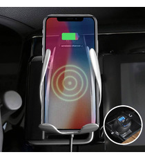 Support publicitaire de voiture Automatique avec Charge Sans Fil Rapide 15W Akashi