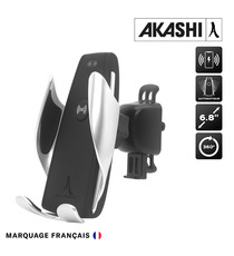 Support publicitaire de voiture Automatique avec Charge Sans Fil Rapide 15W Akashi