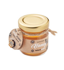 Pot de miel de fleurs sauvages 50 gr personnalisable Fabriqué en Europe