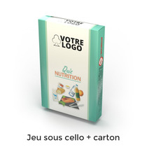 Jeux de cartes personnalisables Quiz nutrition de 44 cartes