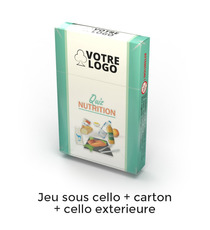 Jeux de cartes personnalisables Quiz nutrition de 44 cartes